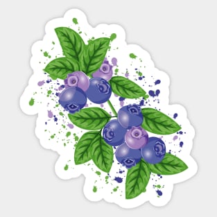 Blueberries Sticker